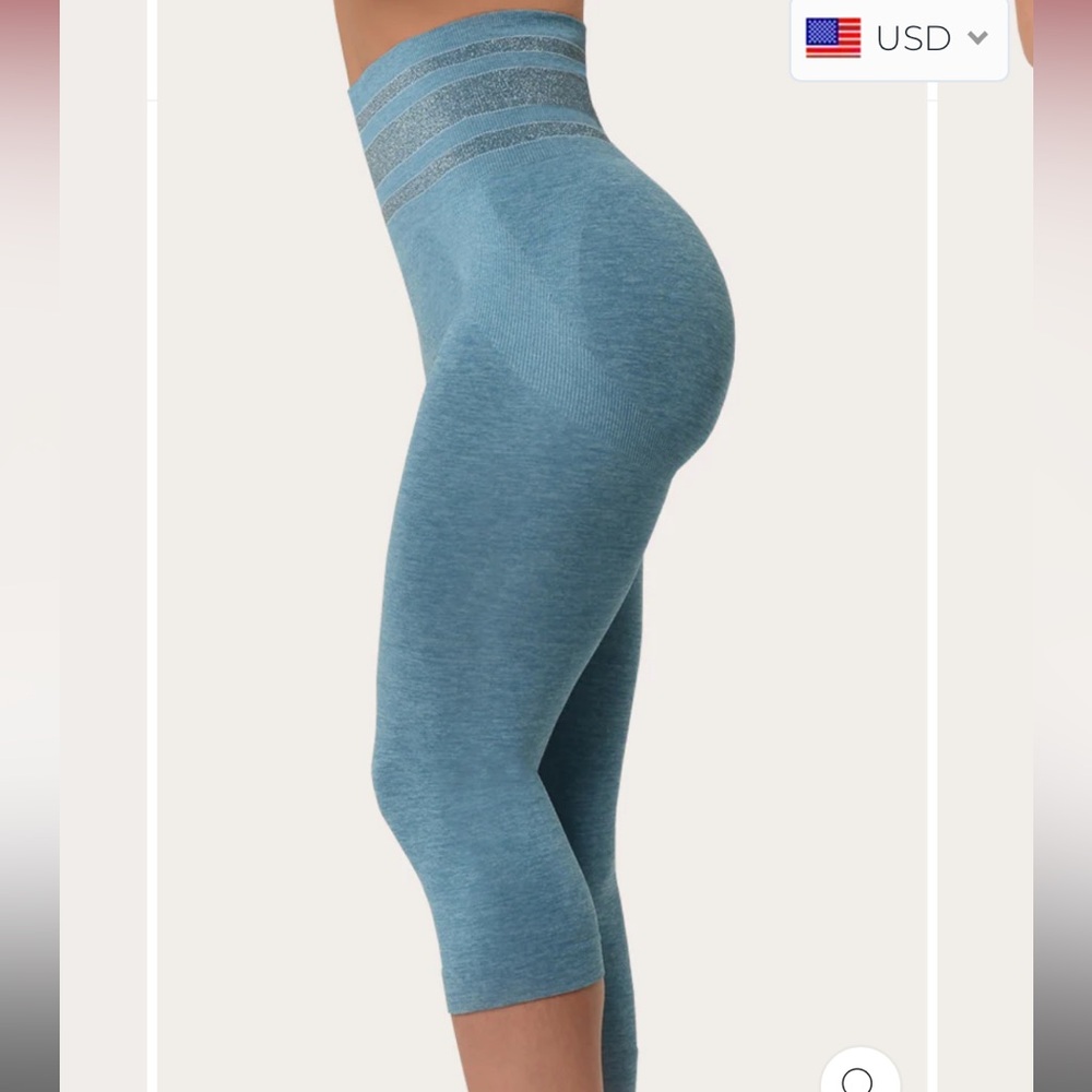 NWT! Women’s Sankom Activewear Capri‎ in Blue